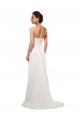 Sheath Sweetheart Soft Chiffon Chapel Train Ivory Wedding Gowns Barrie