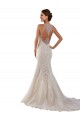 Mermaid Sweetheart Lace Chapel Train Ivory Bridal Gown Barrie