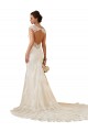 Mermaid Sweetheart Lace Chapel Train Ivory Modern Wedding Dress Barrie