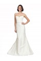 Trumpet Sweetheart Satin & Lace Chapel Train Ivory Wedding Dress Barrie