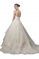 Ball Gown Strapless Tulle & Lace Chapel Train Ivory Wedding Dress Barrie
