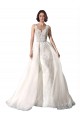 Mermaid Sweetheart Tulle & Lace Chapel Train White Wedding Dress Barrie