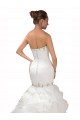 Mermaid Sweetheart Tulle Chapel Train White Wedding Dress Barrie