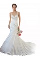 Mermaid Sweetheart Satin Chapel Train Ivory Beach Wedding Gowns Barrie