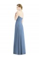 A-Line Sweetheart Soft Chiffon Long Dusty Blue Evening Dress / Bridesmaid Dress Barrie