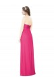 A-Line Strapless Soft Chiffon Long Azalea Bridesmaid Dress Barrie