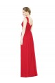 A-Line Sweetheart Chiffon Long Red Bridesmaid Dress / Evening Dress Barrie