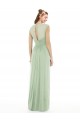 A-Line Sweetheart Soft Chiffon Long Sage Formal Dress / Bridesmaid Dress Barrie