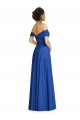 A-Line Sweetheart Soft Chiffon Long Royal Blue Semi Formal Evening Dress / Bridesmaid Dress Barrie