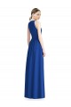 A-Line Halter Neck Chiffon Long Silver Bridesmaid Dress / Evening Dress Barrie
