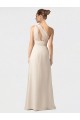 A-Line One Shoulder Soft Chiffon Long Black Bridesmaid Dress Barrie