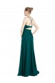 A-Line V-Neck Chiffon Long Hunter Bridesmaid Dress / Evening Dress Barrie
