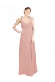 A-Line Sweetheart Chiffon Long Bliss Pink Bridesmaid Dress / Evening Dress Barrie