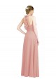 A-Line Sweetheart Chiffon Long Bliss Pink Bridesmaid Dress / Evening Dress Barrie