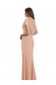 Mermaid High Neck Soft Chiffon Long Bliss Pink Prom Dress / Bridesmaid Dress Barrie