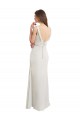 Mermaid High Neck Soft Chiffon & Satin Long Bridesmaid Dress Barrie