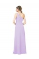 Sheath One Shoulder Soft Chiffon Long Lilac Formal Evening Gown / Bridesmaid Dress Barrie