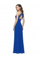 A-Line V-Neck Soft Chiffon Long Royal Blue Bridesmaid Dress / Formal Dress Barrie