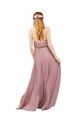 A-Line Sweetheart Chiffon Long Royal Blue Bridesmaid Dress / Evening Dress Barrie