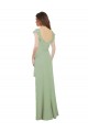 A-Line Sweetheart Soft Chiffon Long Smoke Green Bridesmaid Dress / Formal Dress Barrie