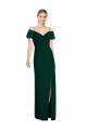 Trumpet Sweetheart Soft Chiffon Long Ever Green Semi Formal Evening Dress / Bridesmaid Dress Barrie