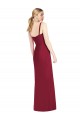 Mermaid Strapless Soft Chiffon Long Lilac Bridesmaid Dress Barrie