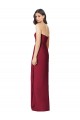 Trumpet Strapless Soft Chiffon Long Olive Green Bridesmaid Dress Barrie