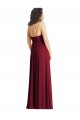 Trumpet V-Neck Soft Chiffon Long Smoke Green Formal Evening Gown / Bridesmaid Dress Barrie