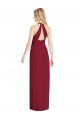 Trumpet V-Neck Soft Chiffon Long Desert Rose Formal Evening Gown / Bridesmaid Dress Barrie