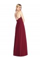 A-Line V-Neck Soft Chiffon Long Royal Blue Formal Dress / Bridesmaid Dress Barrie