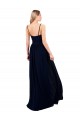 A-Line Sweetheart Soft Chiffon Long Dark Navy Formal Evening Gown / Bridesmaid Dress Barrie