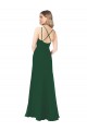 A-Line Sweetheart Soft Chiffon Long Dark Green Bridesmaid Dress Barrie