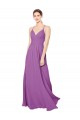 A-Line Sweetheart Soft Chiffon Long Dahlia Formal Dress / Bridesmaid Dress Barrie