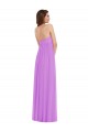 A-Line Sweetheart Soft Chiffon Long Violet Semi Formal Evening Dress / Bridesmaid Dress Barrie