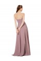 A-Line Strapless Soft Chiffon Long Grape Formal Dress / Bridesmaid Dress Barrie