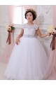 Ball Gown Sweetheart Tulle & Lace Chapel Train Ivory Flower Girl Dresses Barrie