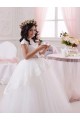 Ball Gown Sweetheart Tulle & Lace Long Ivory Flower Girl Dresses Barrie