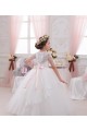 Ball Gown Sweetheart Tulle & Lace Long Ivory Flower Girl Dress Barrie