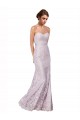 Mermaid Sweetheart Lace Long Bridesmaid Dress / Evening Dress Barrie