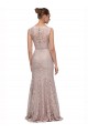 Mermaid Scoop Neck Lace Long Prom Dress / Bridesmaid Dress Barrie