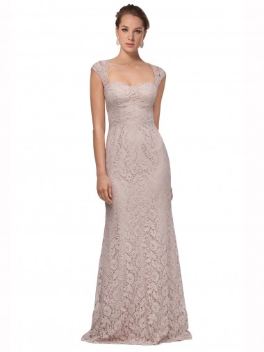Mermaid Sweetheart Lace Long Bridesmaid Dress / Formal Dress Barrie