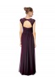 A-Line Sweetheart Soft Chiffon & Lace Long Grape Formal Dress / Bridesmaid Dress Barrie
