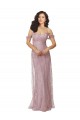 A-Line Sweetheart Lace Long Bridesmaid Dress Barrie