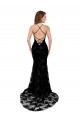 Mermaid High Neck Lace Long Black Black Tie Evening Gown / Prom Dress / Bridesmaid Dress Barrie