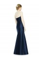 Mermaid Strapless Satin Long Dark Navy Evening Dress / Bridesmaid Dress Barrie