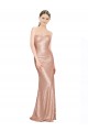 A-Line Sweetheart Sequin Long Rose Gold Formal Evening Gown / Prom Dress / Bridesmaid Dress Barrie