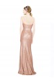 A-Line Sweetheart Sequin Long Rose Gold Formal Evening Gown / Prom Dress / Bridesmaid Dress Barrie