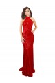 Mermaid High Neck Sequin Long Red Formal Evening Gown / Prom Dress / Bridesmaid Dress Barrie