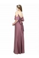 Sheath Off the Shoulder Silk like Satin Long Formal Evening Gown / Prom Dress / Bridesmaid Dress Barrie