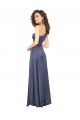 A-Line One Shoulder Silk like Satin Long Dusk Formal Evening Gown / Prom Dress / Bridesmaid Dress Barrie
